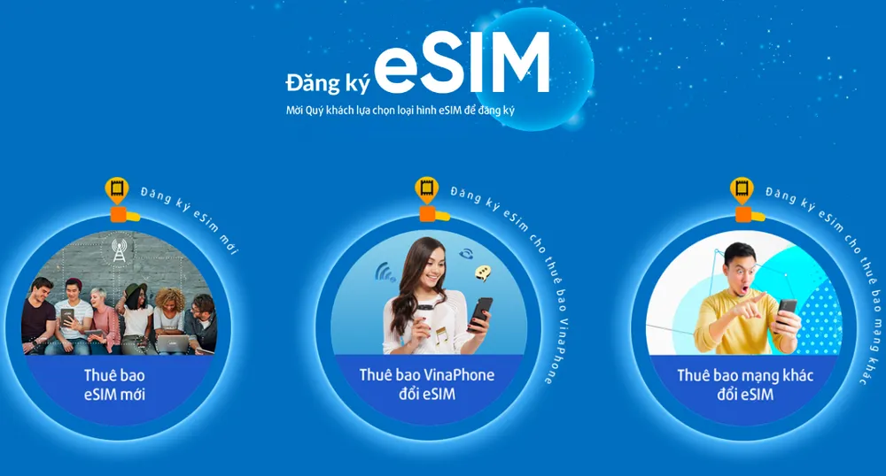 Dễ dàng dùng eSIM của VinaPhone  ảnh 1 Dễ dàng dùng eSIM của VinaPhone  ảnh 1