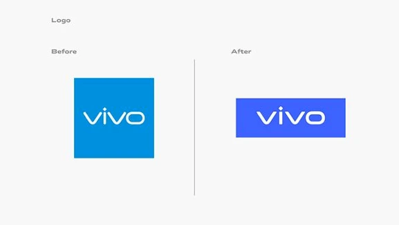 Nhận diện thương hiệu trước và nay của Vivo