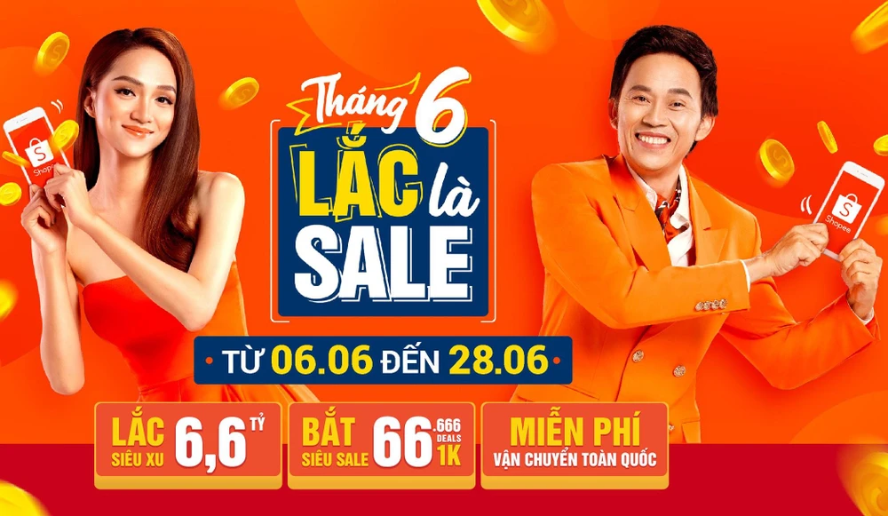 “Lắc Là Sale” của Shopee