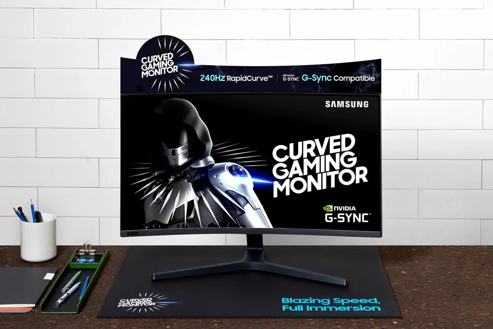 Samsung ra mắt dòng màn hình cong chơi game với màn hình 27inch, 240Hz tương thích G-SYNC ảnh 1