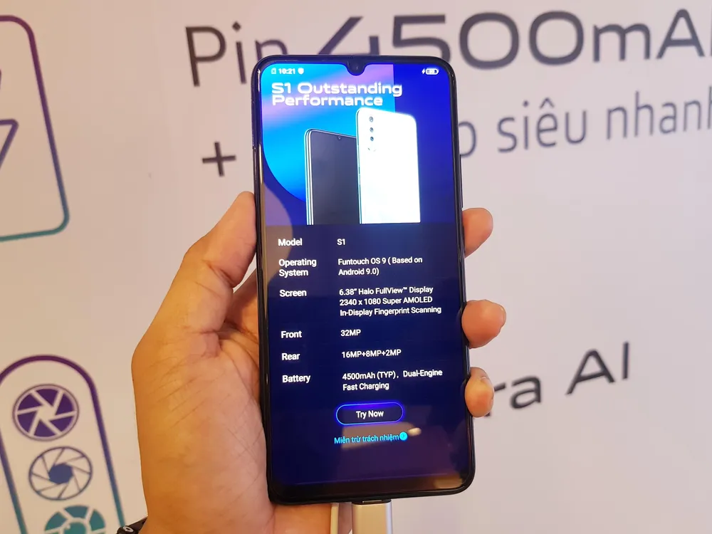 Vivo S1 chính thức ra mắt tại Việt Nam với mức giá 6,99 triệu đồng  ảnh 3