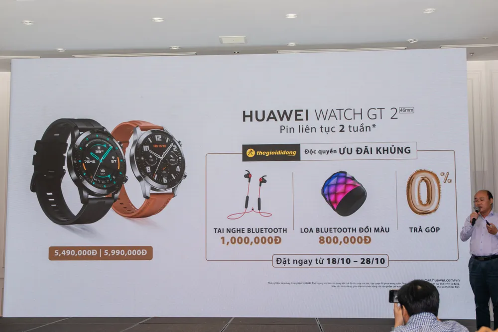 Huawei Watch GT 2 chính thức lên kệ tại thị Việt Nam ảnh 4 Huawei Watch GT 2 chính thức lên kệ tại thị Việt Nam ảnh 4