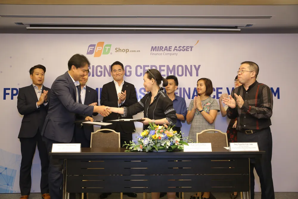 FPT Shop và Mirae Asset Finance Vietnam ký kết thỏa thuận hợp tác toàn diện