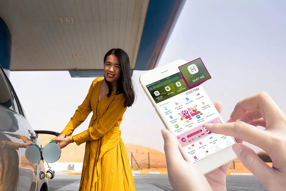 Thoải mái dùng MoMo thanh toán tiền xăng tại PVOIL ảnh 2 Thoải mái dùng MoMo thanh toán tiền xăng tại PVOIL ảnh 2