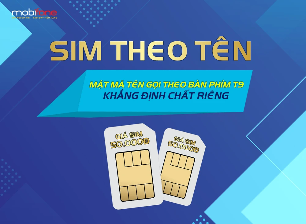 Chọn sim theo tên, một dịch vụ khá thú vị của MobiFone