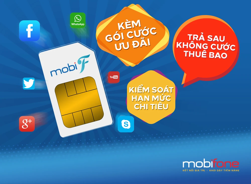 MobiFone ra mắt gói cước trả sau MobiF