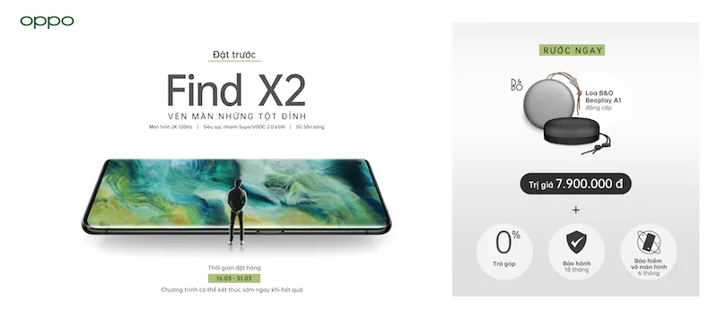 OPPO công bố chương trình đặt hàng cùng nhiều ưu đãi với Find X2 ảnh 1