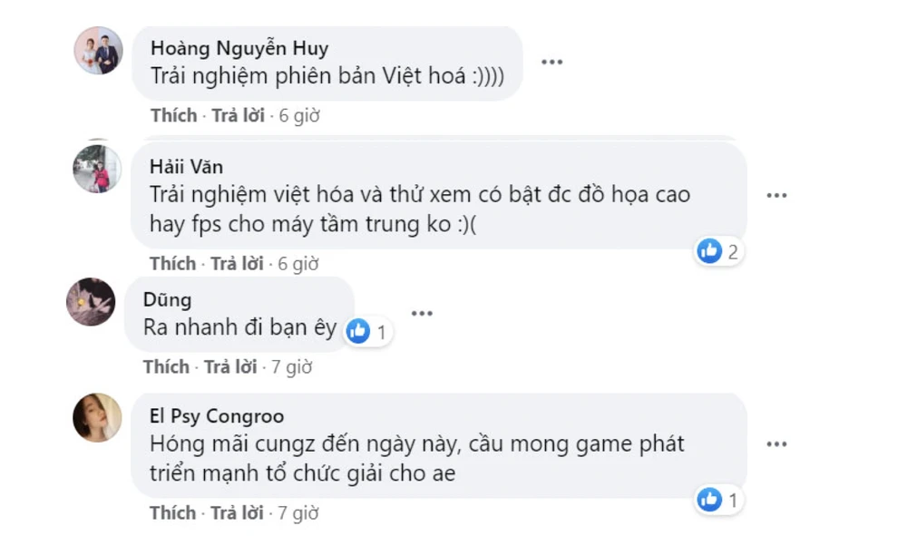 Các game thủ mong chờ Call of Duty: Mobile VN 