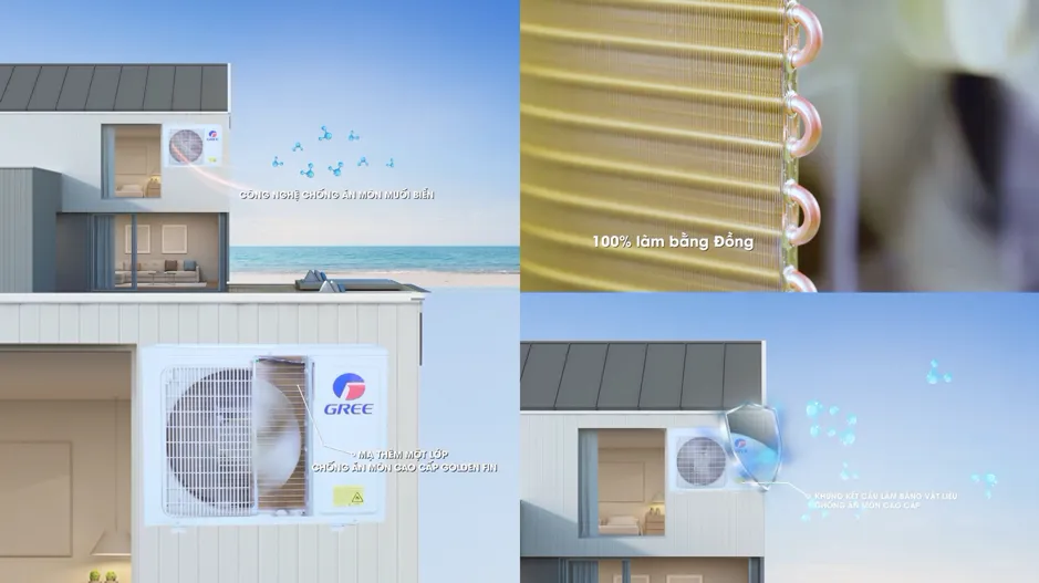 Gree Việt Nam ra mắt máy điều hòa chống ăn mòn muối biển  ảnh 4 Gree Việt Nam ra mắt máy điều hòa chống ăn mòn muối biển  ảnh 4