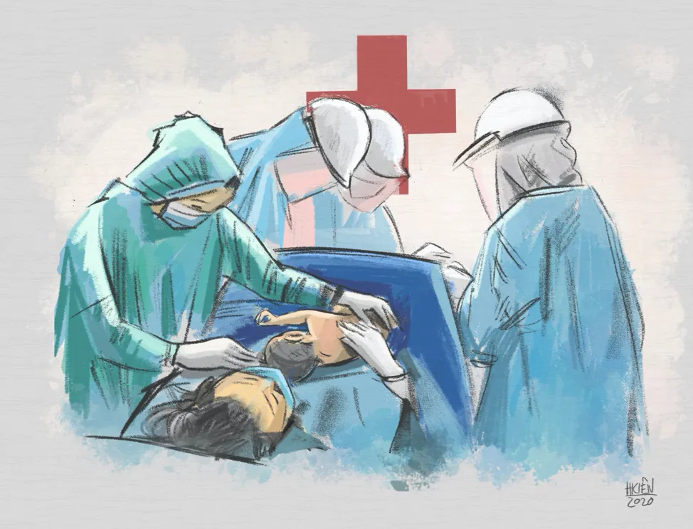 Cộng đồng mạng lan tỏa những bức tranh “Ở nhà an toàn, cảm ơn bác sĩ”  ảnh 5