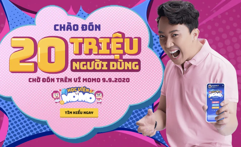 Ví điện tử MoMo chính thức chạm mốc 20 triệu người dùng ảnh 1