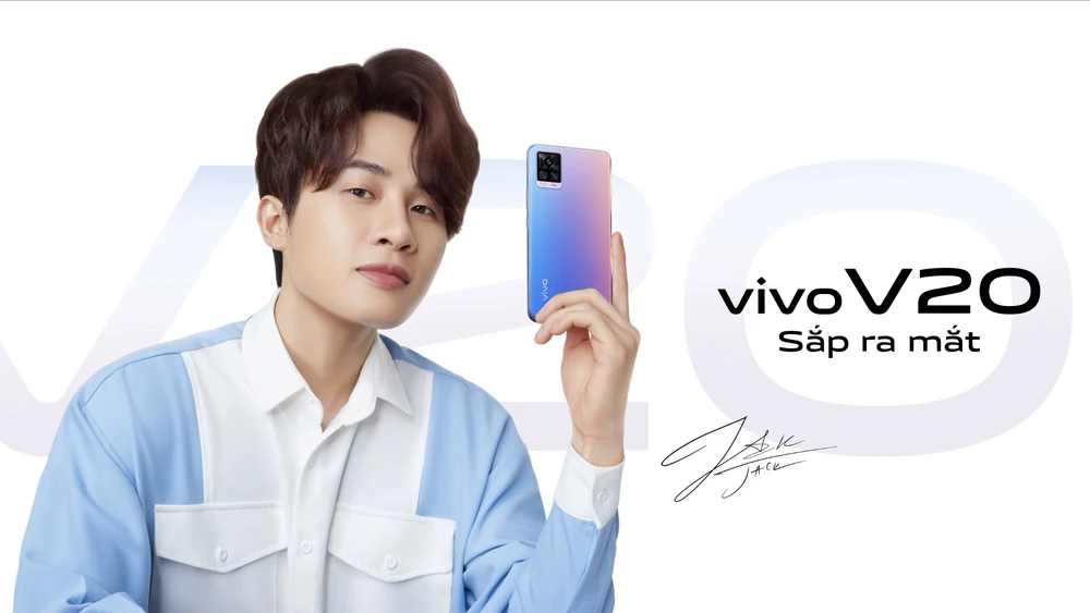 Jack là đại sứ cho dòng sản phẩm vivo V20 tại Việt Nam