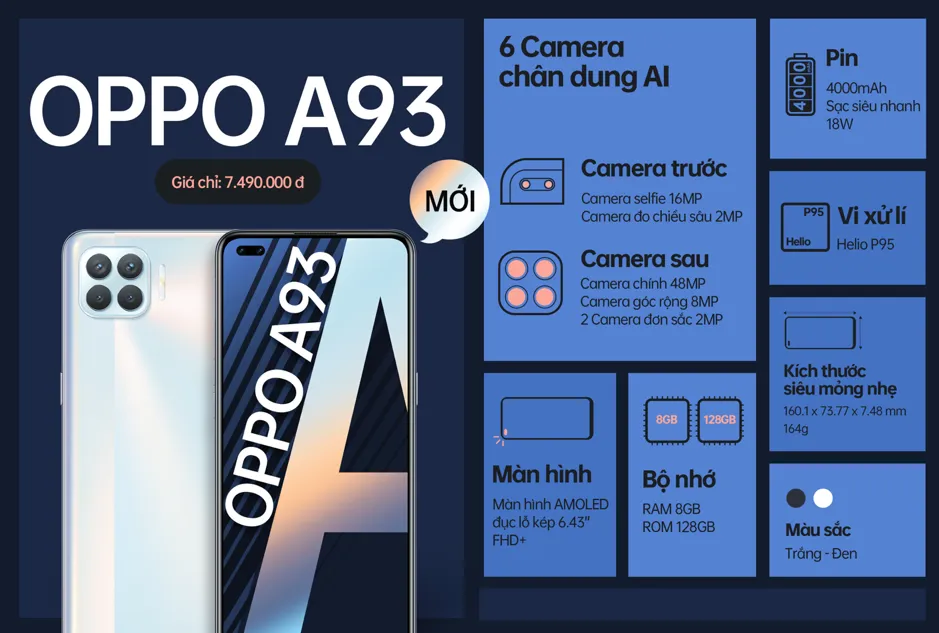 OPPO A93 hướng đến các bạn trẻ năng động ảnh 5 OPPO A93 hướng đến các bạn trẻ năng động ảnh 5