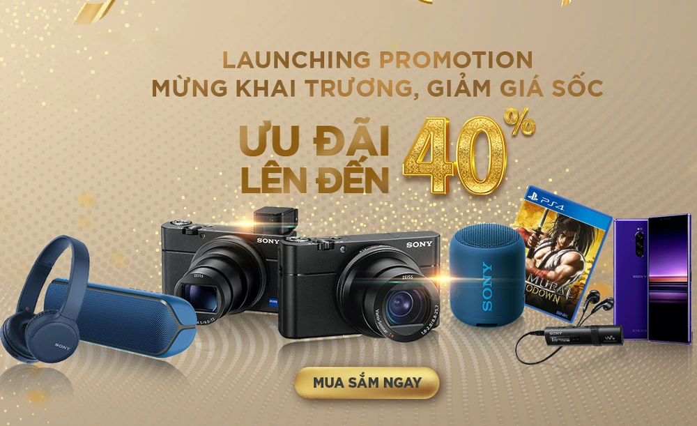 Mua sắm sản phẩm tại cửa hàng trực tuyến chính hãnh Sony sẽ thêm nhiều ưu đãi