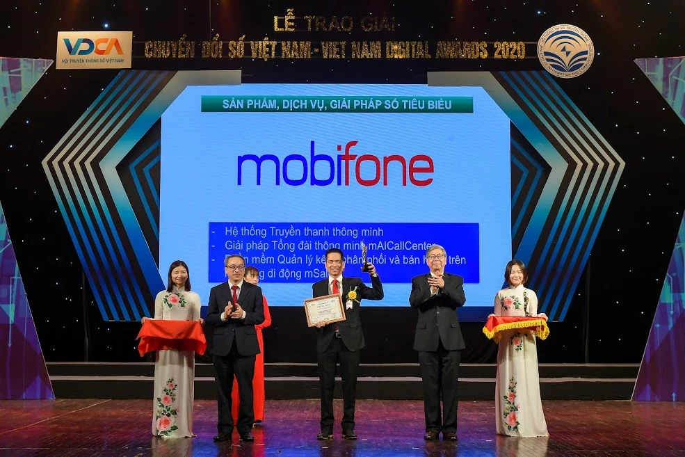 MobiFone được trao giải “Sản phẩm, dịch vụ, giải pháp công nghệ số tiêu biểu”