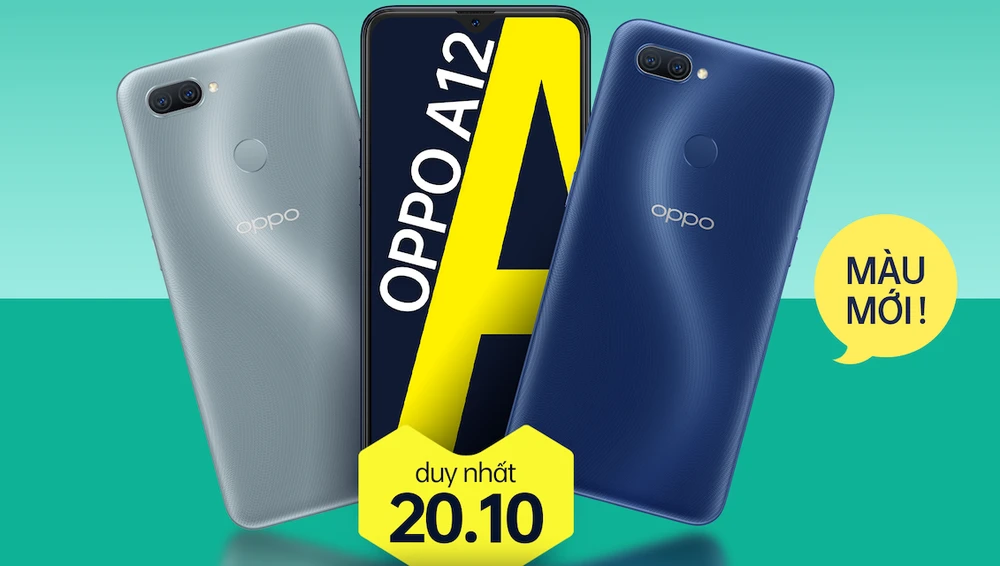 OPPO A12 ới giá ưu đãi hấp dẫn 2.840.000 đồng