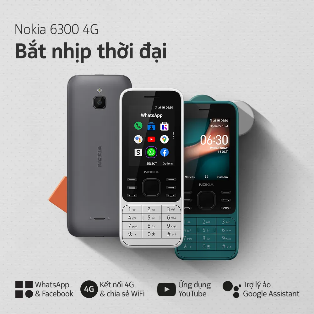 Nokia ra mắt 3 dòng điện thoại phổ thông mới ảnh 1