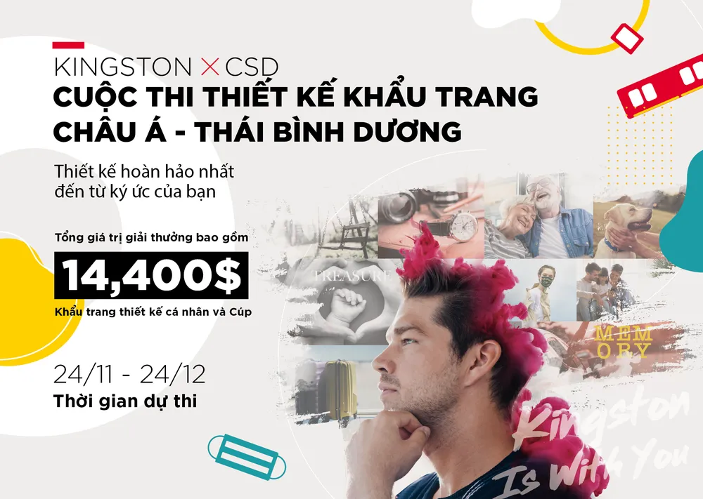 Kingston hợp tác cùng CSD tổ chức Cuộc thi thiết kế khẩu trang  ảnh 1