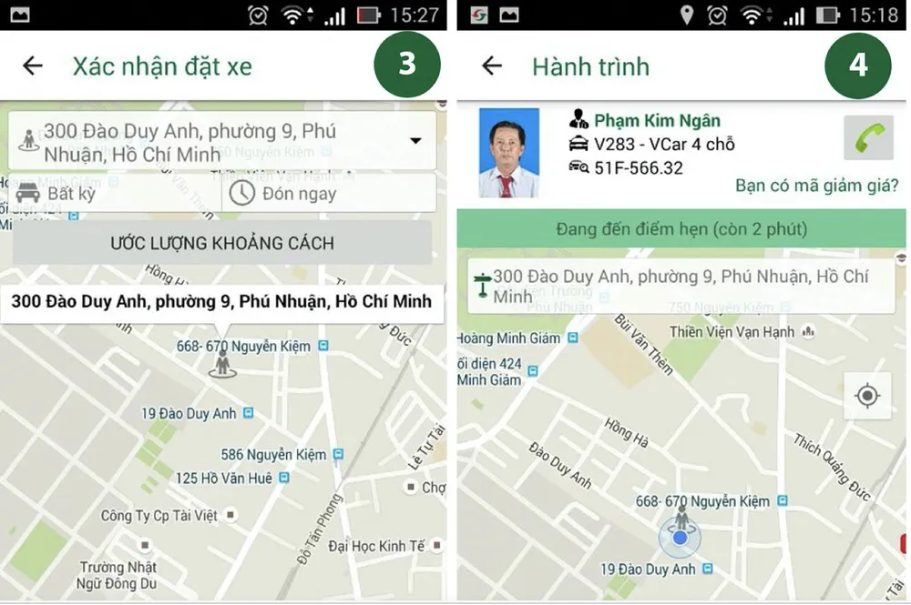 Trải nghiệm Vinasun app: Nhiều tiện lợi! ảnh 4 Trải nghiệm Vinasun app: Nhiều tiện lợi! ảnh 4