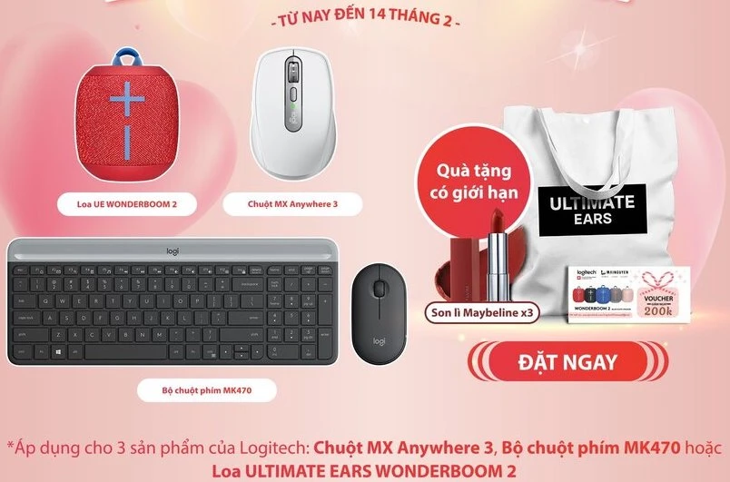 Hộp quà tết và Valentine 2021 độc quyền từ Logitech sẽ là món quà hoàn hảo 