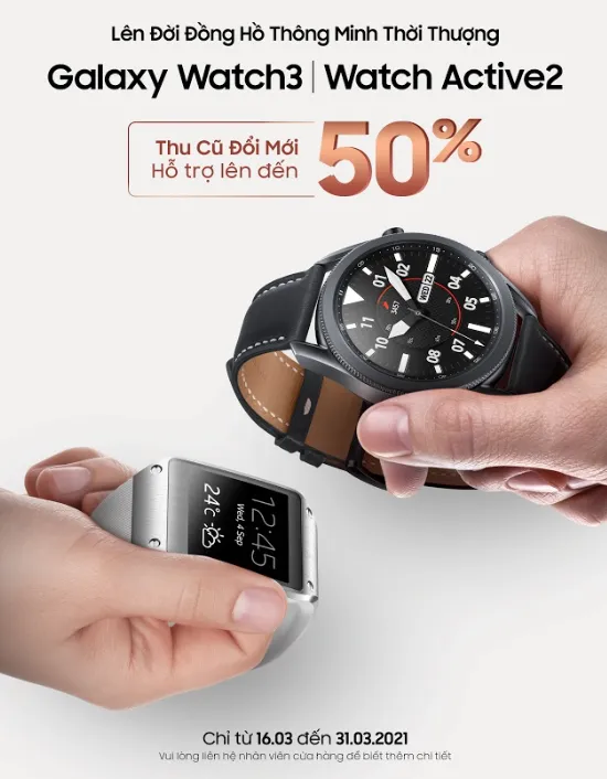 Samsung thu cũ đổi mới Galaxy Watch ảnh 1