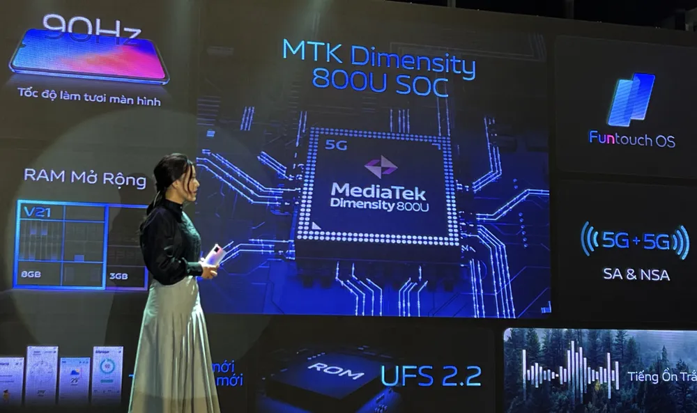 vivo V21 5G lên kệ có giá gần 10 triệu đồng ảnh 3