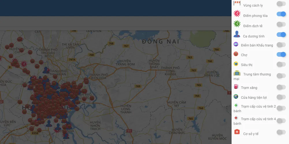 TPHCM có "Bản đồ hỗ trợ phòng chống dịch Covid-19" ảnh 1