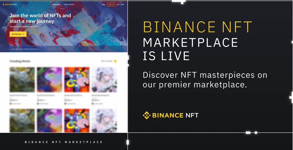 Binance công bố sàn giao dịch tác phẩm nghệ thuật điện tử NFT nhằm mang đến sự thuận tiện cho nghệ sĩ và các nhà sưu tập