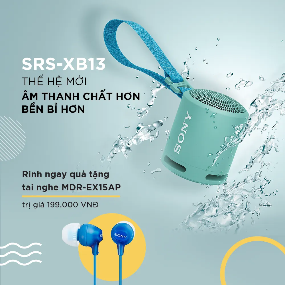 Loa không dây SRS-XB13 nhỏ gọn nhưng mạnh mẽ ảnh 2