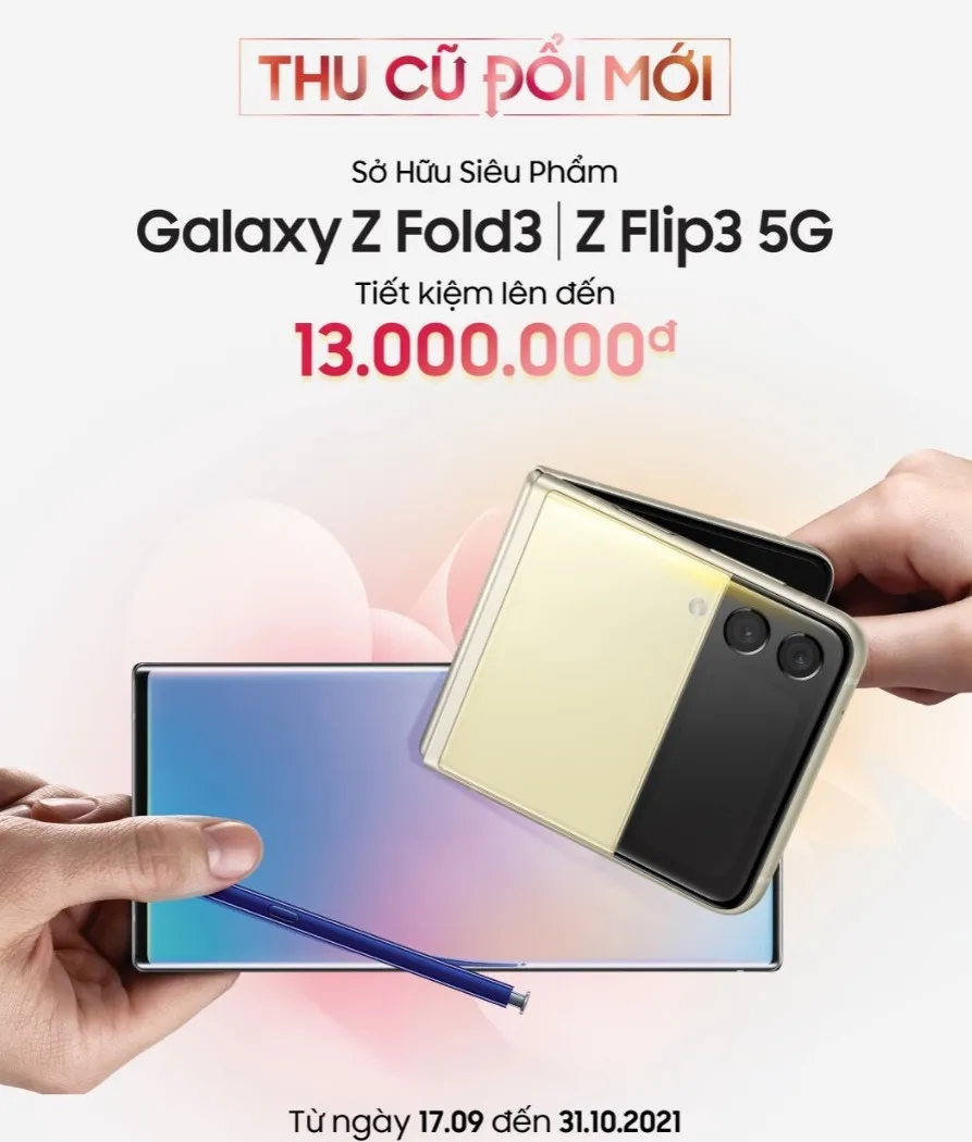 Samsung Galaxy Z Fold3 và Z Flip3 5G chính thức được giao hàng tại Việt Nam   ảnh 1 Samsung Galaxy Z Fold3 và Z Flip3 5G chính thức được giao hàng tại Việt Nam   ảnh 1