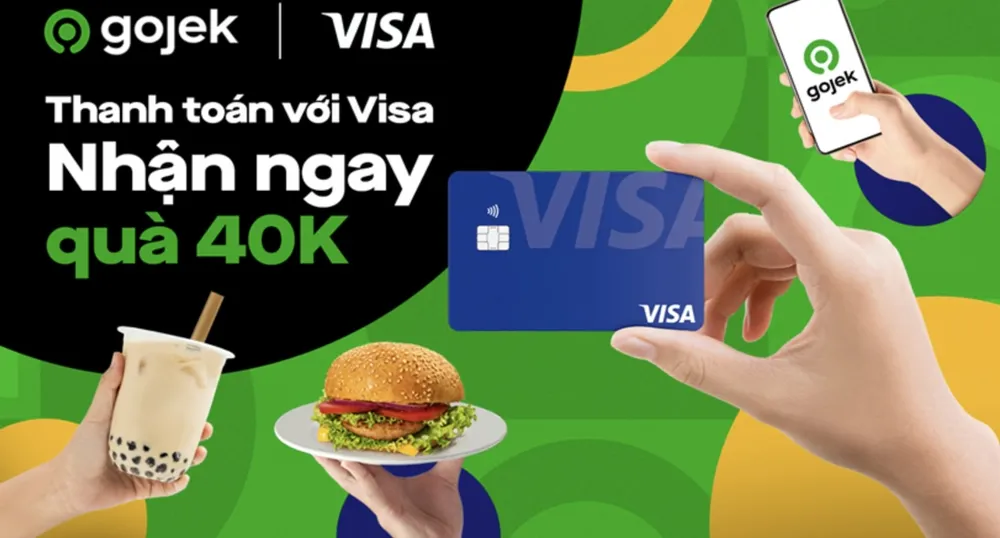 Gojek hợp tác với Visa trong thanh toán  ảnh 1 Gojek hợp tác với Visa trong thanh toán  ảnh 1