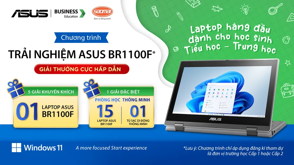 Laptop ASUS BR1100F với thiết kế siêu bền và tối ưu cho nhu cầu học tập ảnh 3 Laptop ASUS BR1100F với thiết kế siêu bền và tối ưu cho nhu cầu học tập ảnh 3