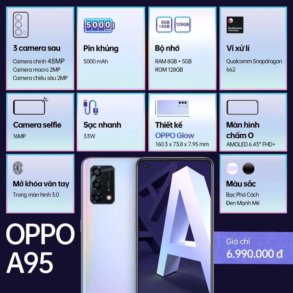 OPPO A95 - sản phẩm mới nhất trong dòng A Series ảnh 6