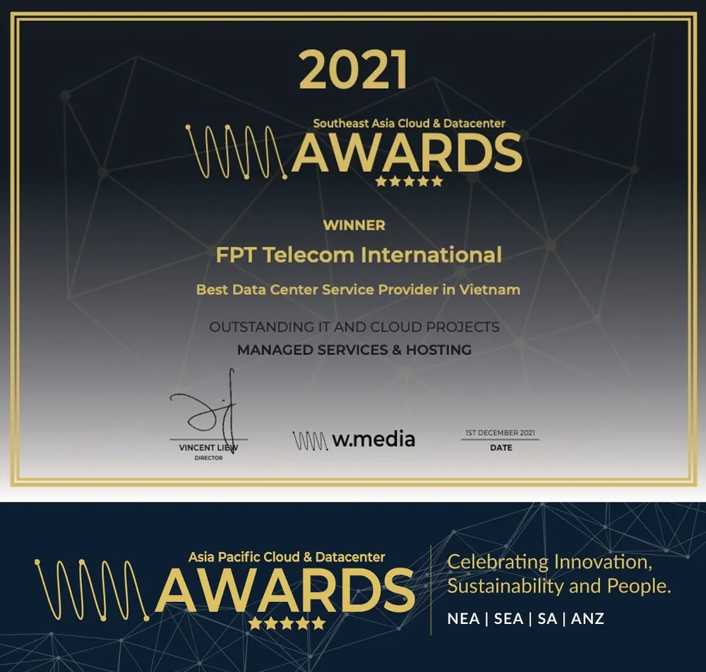 Viễn thông Quốc tế FPT đạt giải “Nhà cung cấp dịch vụ Trung tâm dữ liệu hàng đầu tại Việt Nam”  ảnh 1