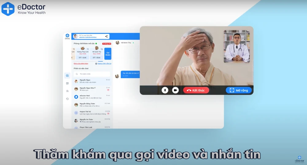 eDoctor ra mắt tính năng Phòng khám trực tuyến 