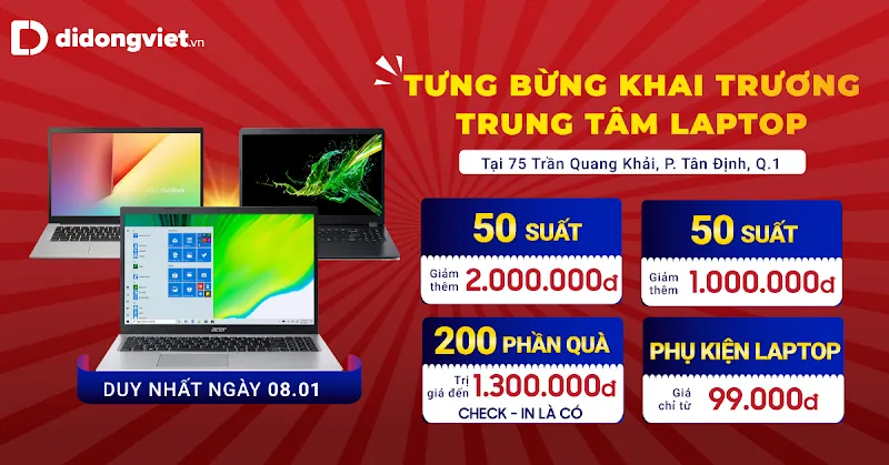 Di Động Việt mở thêm Trung tâm Laptop chính hãng ảnh 2