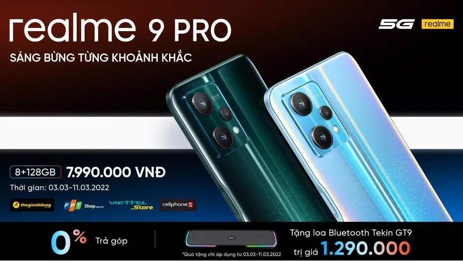 Chính thức công bố giá bán realme 9 Pro Series tại thị trường Việt Nam ảnh 1 Chính thức công bố giá bán realme 9 Pro Series tại thị trường Việt Nam ảnh 1