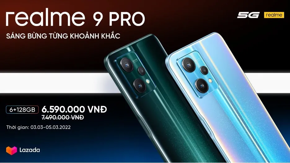Chính thức công bố giá bán realme 9 Pro Series tại thị trường Việt Nam ảnh 3 Chính thức công bố giá bán realme 9 Pro Series tại thị trường Việt Nam ảnh 3
