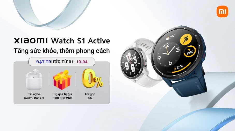 Xiaomi Watch S1 Active lên kệ tại thị trường Việt Nam