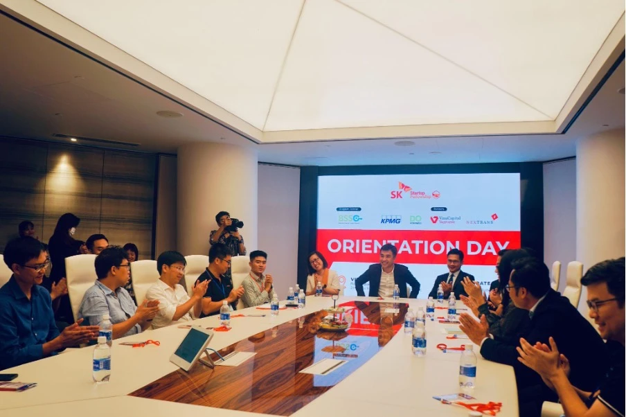 Toàn cảnh sự kiện Orientation Day của SK Startup Fellowship 2022