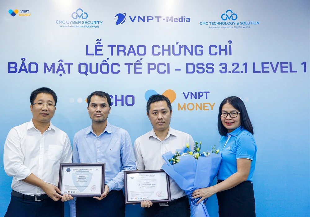 VNPT Money nhận chứng chỉ bảo mật