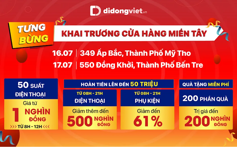 Di Động Việt bắt đầu “chinh phục” miền Tây Nam Bộ ảnh 1