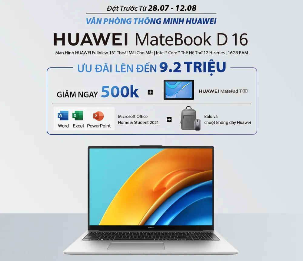 MateBook D16 của HUAWEI có gì đặc biệt? ảnh 6