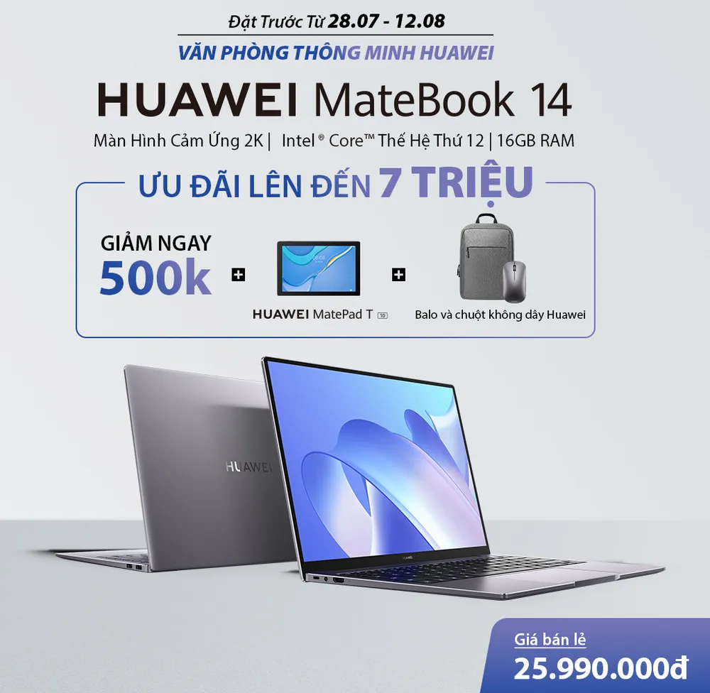 HUAWEI MateBook 14 phiên bản 2022 với nhiều tính năng độc đáo   ảnh 3 HUAWEI MateBook 14 phiên bản 2022 với nhiều tính năng độc đáo   ảnh 3