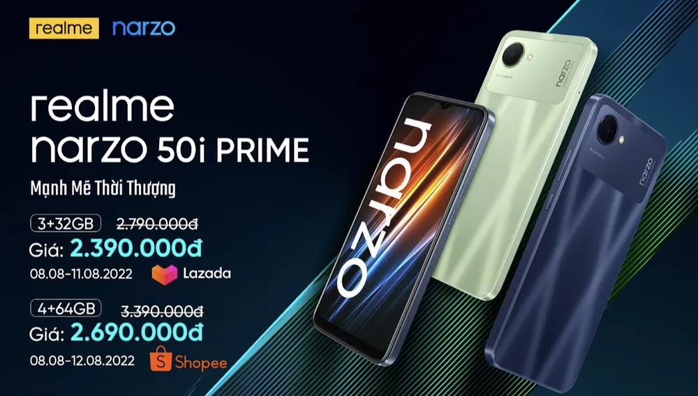 realme chính thức ra mắt narzo 50i Prime ảnh 2 realme chính thức ra mắt narzo 50i Prime ảnh 2