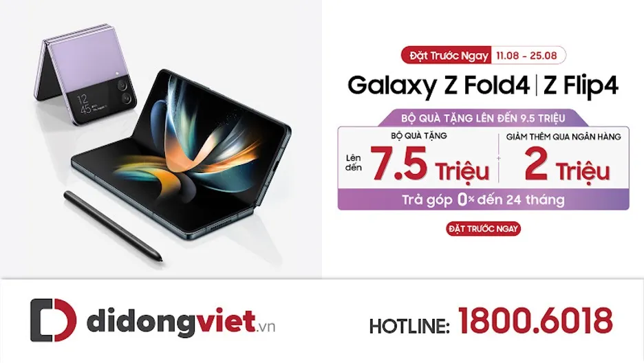 Đặt trước Galaxy Z Fold4, Z Flip4 nhận quà 9,5 triệu đồng  ​ ảnh 2