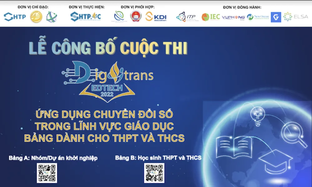 Cuộc thi DigiTrans tìm ứng dụng chuyển đổi số trong lĩnh vực giáo dục ảnh 2 Cuộc thi DigiTrans tìm ứng dụng chuyển đổi số trong lĩnh vực giáo dục ảnh 2