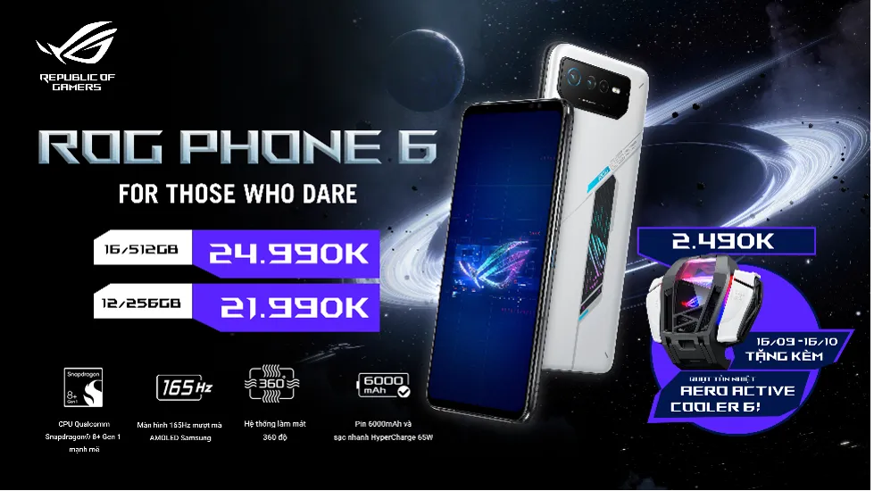 Gaming phone ROG Phone 6 “cập bến” thị trường Việt Nam  ​ ảnh 4