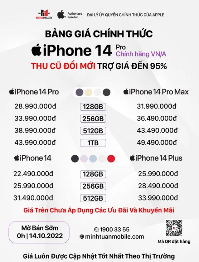 Hơn 39.000 người đăng ký mua iPhone 14 Series tại Minh Tuấn Mobile   ảnh 1 Hơn 39.000 người đăng ký mua iPhone 14 Series tại Minh Tuấn Mobile   ảnh 1