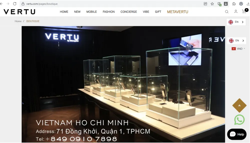 Vào cửa hàng Vertu chính hãng tại TPHCM ảnh 4